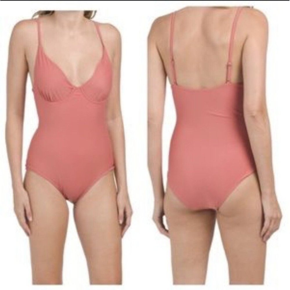 Andie The Luna One Piece Swimsuit, Women's Size XS, Pink NEW MSRP‎ $112